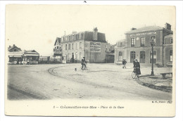 ///  CPA - France  14 - Calvados - COURSEULLES SUR MER - Place De La Gare - B.F.   // - Courseulles-sur-Mer