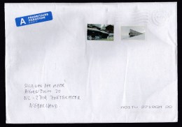 Norway: Airmail Cover To Netherlands, 2012, 2 Stamps, Historical Buildings, Priority Label (minor Creases) - Covers & Documents