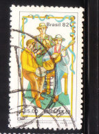 Brazil 1982 Musician 85cr Used - Oblitérés