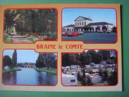 BRAINE - LE - COMTE -- Multivues (Bois De La Houssière - Etang Martel - Gare - Camping Acacias ) - Braine-le-Comte