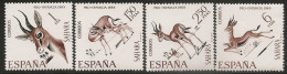 SAHARA-1969-ED. 271 A 274 COMPLETA- PRO INFANCIA. ANIMALES. GACELAS-NUEVO SIN FIJASELLOS - Sahara Espagnol