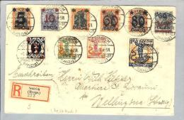 Danzig 1922-06-01 R-Bedarfsbrief Mi# 90-3++ - Cartas & Documentos