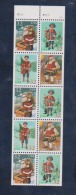 USA Scott # 3007c 32¢ Santa & Children Christmas Booklet Pane 10 MNH Catalogue $8.00 - Other & Unclassified