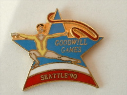 Pin´s FEMME - GYMNASTIQUE GOODWILL GAME'S SEATTLE 90 - Pin-ups