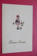 Cp    Bonne Annee  Fillette + Jouets Signe Colombon - Bompard, S.