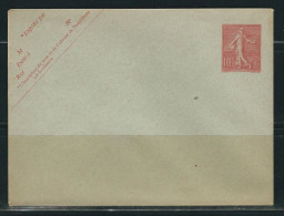 France Entier 10c Semeuse Storch A11 - Neuf - TTB - Standard Covers & Stamped On Demand (before 1995)