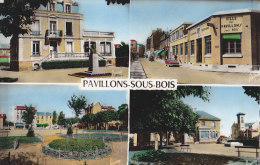 Les Pavillons Sous Bois 93 - Hôtel De Ville Poste Square Eglise - Cachet 1955 - Les Pavillons Sous Bois