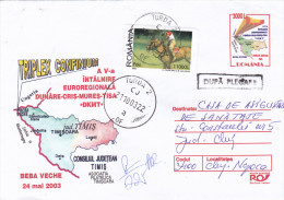 POLO STAMPS ON COVER STATIONERY 2003  ROMANIA - Lettres & Documents
