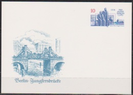 DDR Ganzsache 1987 MiNr. P 96 Ungelaufen   ( D 2398 ) - Postkarten - Ungebraucht