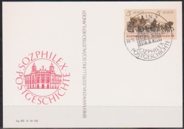 DDR Ganzsache 1984 Nr.P 93 SOZPHILEX 85 Sonderstempel( D 1261 ) - Postkarten - Ungebraucht