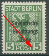SBZ Allgemeine Ausgabe 1948 Freimarke Mit Plattenfehler 200 A Ux XIX Postfrisch - Nuovi