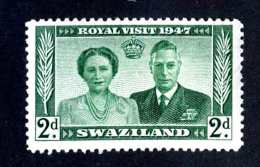 6484x)  Swaziland 1947 ~ -Sc # 45 ( Cat.$ .25 )  Mnh**~ Offers Welcome! - Swasiland (...-1967)