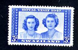 6483x)  Swaziland 1947 ~ -Sc # 46 ( Cat.$ .25 )  Mnh**~ Offers Welcome! - Swasiland (...-1967)