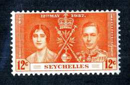 1532  Seychelles 1937  Scott #123  M*  Offers Welcome! - Seychellen (...-1976)