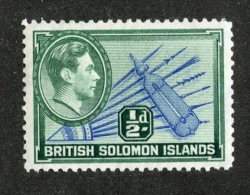 W1207  Br.Solomon 1939    Scott #67 *   Offers Welcome! - Isole Salomone (...-1978)