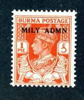 993 )  Burma 1943 Sc.#8A  Mint* ( Cat.$2.25 ) Offers Welcome! - Birma (...-1947)