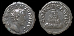 Divus Antoninus Pius AR Denarius Consecratio - Les Antonins (96 à 192)