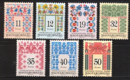 HUNGARY 1994 CULTURE Hungarian FOLK ART - Fine Set MNH - Unused Stamps