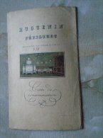 Huguenin Zürich  - Carte De Consommation -  Gattiker Und Co   MENU  1931   B158.8 - Andere & Zonder Classificatie