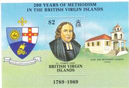 Virgin Islands 1989 Methodist Church 200th Anniversary S/S MNH - British Virgin Islands