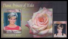 British Virgin Islands 2007 - 10e Ann De La Mort De Lady Diana -1v + 1 BF Neufs // Mnh - British Virgin Islands