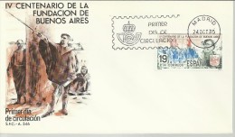 ESPAÑA SPD FDC FUNDACION DE BUENOS AIRES ARGENTINA - Indiens D'Amérique