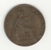 1 Penny Grande Bretagne / U.K. 1909 Edouard VII / Edward VII - D. 1 Penny