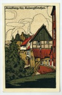 GERMANY - Art Sign Postcard  (2 Scans) - Zu Identifizieren