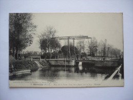 59 - MERVILLE - Rue De La Gare - Les Deux Ponts Sur La Lys - écluses - Merville