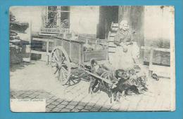 CPA Métier Marchande De Lait Laitière Flamande Voiture à Chiens - Andere & Zonder Classificatie