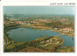 63  SAINT ELOY Les MINES  -   Le Plan D' Eau  Et  Son Camping - Saint Eloy Les Mines