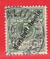 MiNr. 8 O  Deutschland Deutsche Kolonie Marshall-Insel - Marshalleilanden
