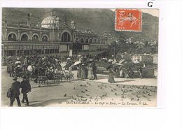 CPA- Monaco - Monte Carlo - Le Café De Paris .La Terrasse Animée - . (091) - Cafés & Restaurants