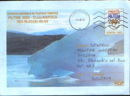 Romania - Postal Stationery Cover 2002 Used -  Polar Philately Day - Events & Commemorations