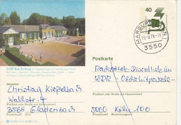 25357- BAD DRIBURG SPAS, POSTCARD STATIONERY, 1976, GERMANY - Illustrated Postcards - Used