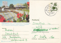 25358- HEILBRONN GARDEN, POSTCARD STATIONERY, 1976, GERMANY - Cartoline Illustrate - Usati