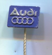 AUDI - Car  Auto  Automobile, Vintage Pin  Badge - Audi