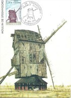 NORD PAS DE CALAIS - 59 - NORD - STEENVOORDE - Carte Maxi  - Le Moulin - 1979 - Steenvoorde