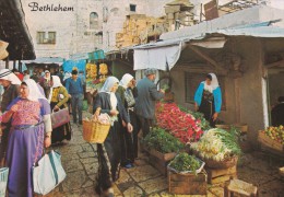 Israel Carte Postale Marché Market Bethlehem Utrecht Pays Bas - Cartas & Documentos