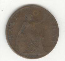 1/2 Penny Grande-Bretagne / Great Britain 1906 Edouard VII / Edward VII - C. 1/2 Penny