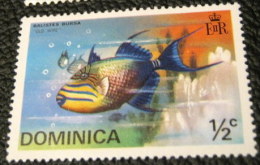 Dominica 1975 Fish Balistes Bursa 0.5c - Mint - Dominique (...-1978)