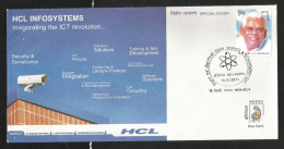 INDIA, 2011, SPECIAL COVER, Science & Technology Day, HCL Infosystems, Security Surveillance Camera, New Delhi Cancld - Lettres & Documents