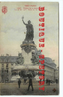 75003 Ou 11e - TOUT PARIS N° 653 COULEUR - RARE - STATUE De La REPUBLIQUE - BEAU PLAN ANIME - COLLECTION F. FLEURY - Arrondissement: 03