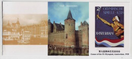 Olympic Game In 1928 In Amsterdam Netherlands,Castle Muiderslot,Poster,CN 12 Flag Of Five-Rings History Olympiad PSC - Sommer 1928: Amsterdam