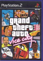 Jeux PS2  -   Grand Theft Auto  -  Vice City - Playstation 2