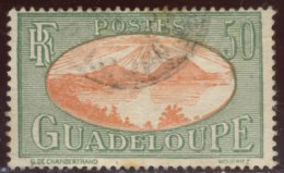 Guadeloupe - Oblitéré - Charnière  Y&T 1928 N° 110  Rade Des Saintes  50c Vert Et Rouge-orange - Gebruikt