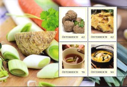 ÖSTERREICH 2015 ** Suppen Mit Gemüse Und Einlagen - PM Kleinbogen MNH - Timbres Personnalisés