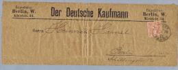 DR Privatpost Berlin Streifband 1896-06-01 2Pf.Marke - Private & Lokale Post