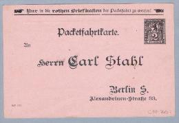 DR Privatpost Berlin Ganzsache Ungebraucht (Carl Stahl) - Correos Privados & Locales