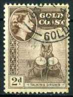 Gold Coast 1952 Mi 141 Drummer | Queen Elizabeth II | Musical Instruments | Musician | Queens - Goudkust (...-1957)